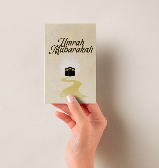 Umrah Mubarakah greeting card